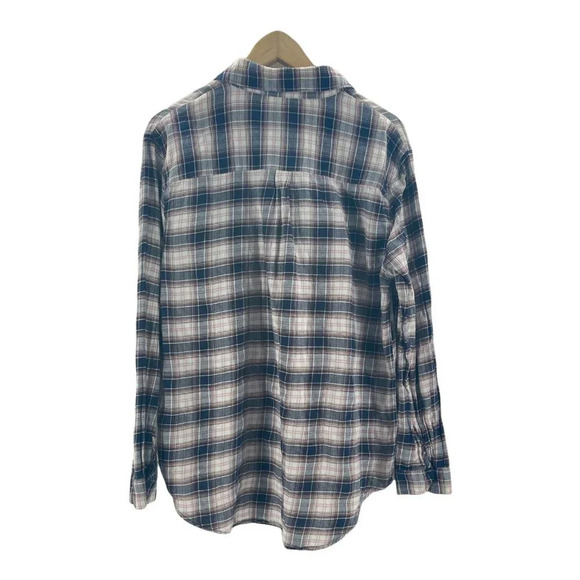 BLL Plaid Flannel Button Down Shirt w/ Pockets Size M - Picture 5 of 5